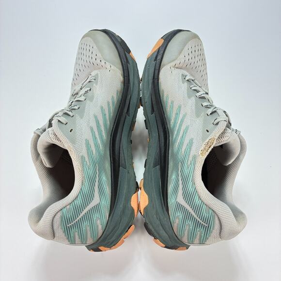 Hoka Torrent 3 Gray Green Trail Running Shoes Sneakers 1127915 HMSP Womens Sz 9B - Picture 8 of 12